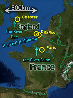 Map: for 2012Apr06, showing Paris, Chester, the English Channel, etc.