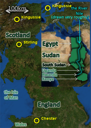 Map: for 2012Apr08, showing Chester, Kingussie, the River Nile, etc.