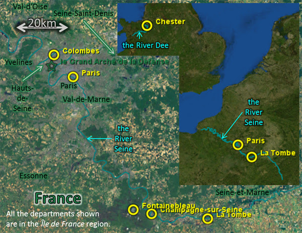 Map: for 2012Jul06, showing Chester, La Tombe, the River Seine, etc.